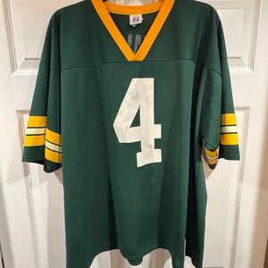 NFL Green Bay Packers Brett Favre #4 Jersey Mens XL Vintage by Logo7 HOF